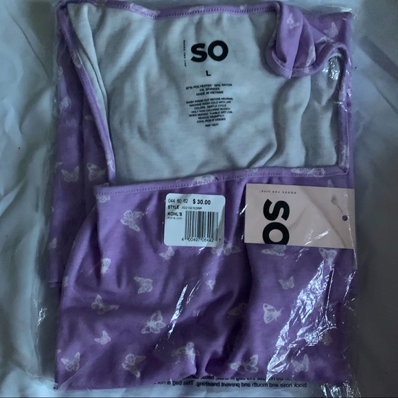 Lilac Dress L Square Neck Bodycon Mini Dress Large PURPLE BUTTERFLY - Picture 3 of 4